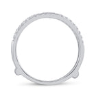 14kt White Gold Radiant Brilliance Wedding Ring Band Set - Splendid Jewellery