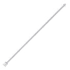 14kt White Gold Sparkling Diamond Tennis Bracelet - 3 Carat Total Weight - Splendid Jewellery