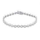 14kt White Gold Sparkling Round Diamond Tennis Bracelet - 1 - 3/4 Cttw - Splendid Jewellery