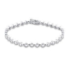 14kt White Gold Sparkling Round Diamond Tennis Bracelet - 1 - 3/4 Cttw - Splendid Jewellery