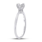 14kt White Gold Timeless Brilliance Diamond Solitaire Bridal Wedding Engagement Ring - Splendid Jewellery