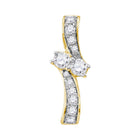 14kt Yellow Gold Diamond Heart & Love Symbol Pendant - Eternal Love Collection - Splendid Jewellery