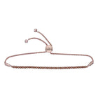 Exquisite 10kt White Gold Womens Round Brown Diamond Bolo Bracelet - 2 Cttw  Top View from Splendid Jewellery