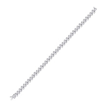 Load image into Gallery viewer, Sparkling Diamond Delight - 10kt White Gold Women&#39;s Round Diamond Tennis Bracelet 1/2 Cttw Side view from the 10Kt White Gold Womens Round Diamond Tennis Bracelet 1 2 Cttwpin246844 collection by Splendid Jewellery