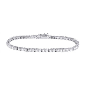 Bracelets | 14kt White Gold Womens Round Diamond Tennis Bracelet 6 Cttw | Splendid Jewellery GND