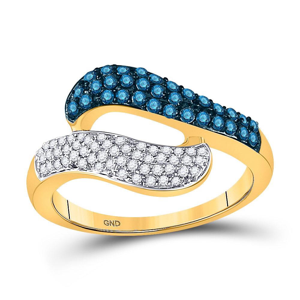 Captivating Blue Diamond Splendor Ring - Splendid Jewellery