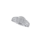 Captivating Brilliance: 14kt White Gold Diamond Cluster Ring - Splendid Jewellery