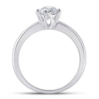 Captivating Brilliance | 14kt White Gold Round Diamond Solitaire Bridal Wedding Engagement Ring 3/4 Cttw - Splendid Jewellery