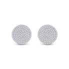 Captivating Cluster of Brilliance: 10kt Yellow Gold Womens Round Diamond Circle Cluster Earrings 1/3 Cttw - Splendid Jewellery