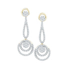 Captivating Clustered Brilliance Earrings - Splendid Jewellery