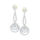 Captivating Clustered Brilliance Earrings - Splendid Jewellery