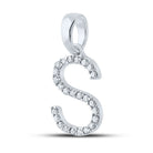 Captivating Diamond Initial Sparkle Pendant - Splendid Jewellery