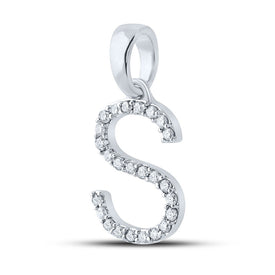Captivating Diamond Initial Sparkle Pendant - Splendid Jewellery