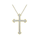 Captivating Gothic Cross Diamond Pendant - Splendid Jewellery