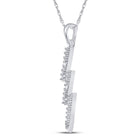 Captivating Lightning Bolt Diamond Pendant - Splendid Jewellery