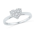 Captivating Love's Embrace Diamond Heart Ring - Splendid Jewellery
