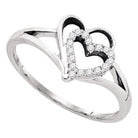 Captivating Love's Embrace Diamond Heart Ring - Splendid Jewellery
