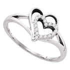 Captivating Love's Embrace Diamond Heart Ring - Splendid Jewellery