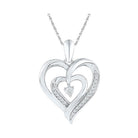 Captivating Love's Embrace Diamond Pendant - Splendid Jewellery