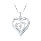 Captivating Love's Embrace Diamond Pendant - Splendid Jewellery