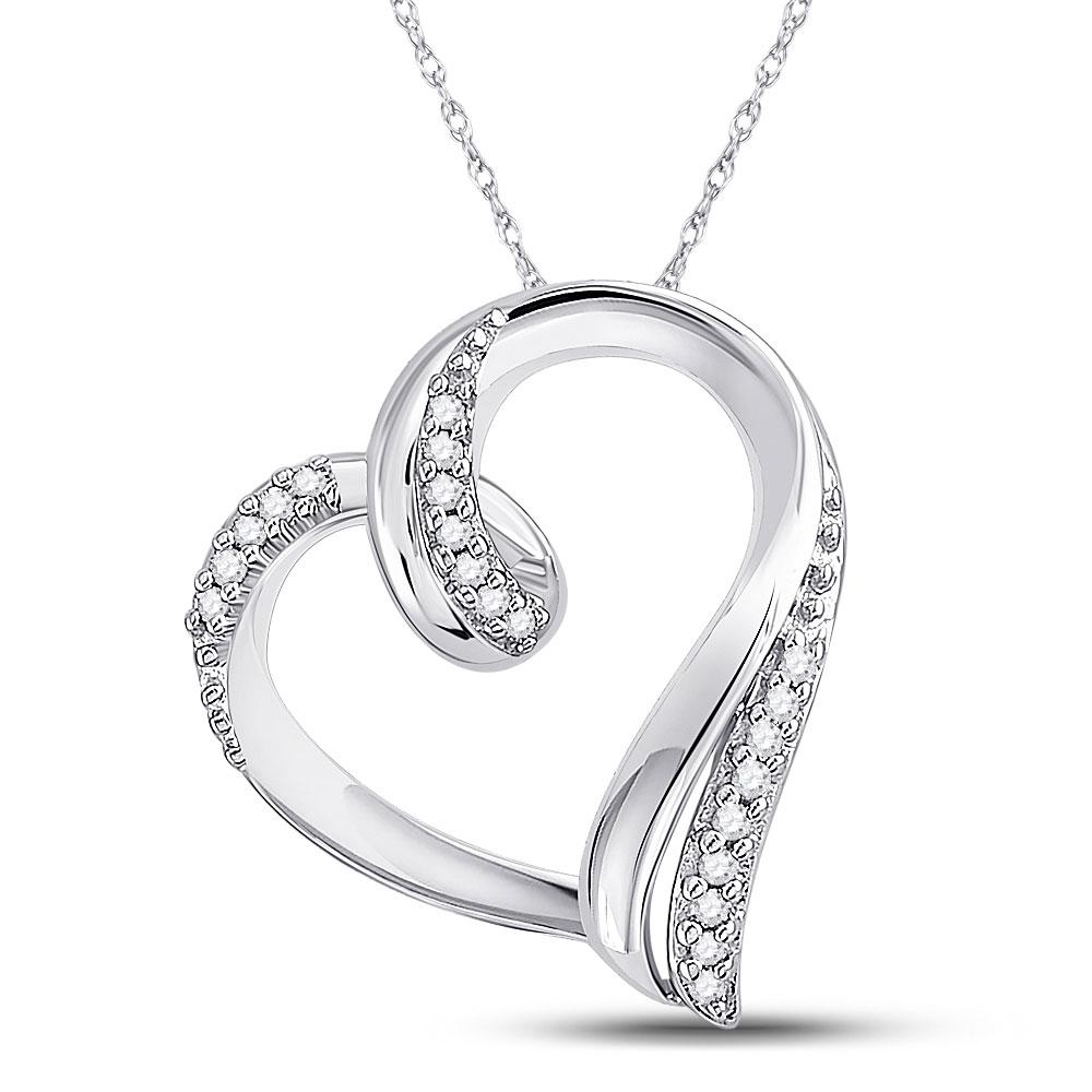 Captivating Love's Embrace Diamond Pendant - Splendid Jewellery