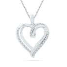 Captivating Love's Embrace Diamond Pendant - Splendid Jewellery
