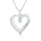 Captivating Love's Embrace Diamond Pendant - Splendid Jewellery