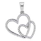 Captivating Love's Embrace Diamond Pendant - Splendid Jewellery