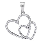 Captivating Love's Embrace Diamond Pendant - Splendid Jewellery