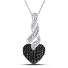 Captivating Love's Embrace Diamond Pendant - Splendid Jewellery