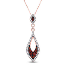 Load image into Gallery viewer, Captivating Rose Gold Red Diamond Pendant - Splendid Jewellery