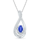 Captivating Sapphire Tears Pendant - Splendid Jewellery