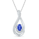 Captivating Sapphire Tears Pendant - Splendid Jewellery