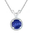 Captivating Starlit Night Sapphire Pendant - Splendid Jewellery