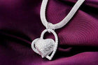 Charming Heart Pendant Necklace - Silver Jewellery for Women - Gift for Her - Splendid Jewellery