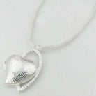 Charming Heart Pendant Necklace - Silver Jewellery for Women - Gift for Her - Splendid Jewellery