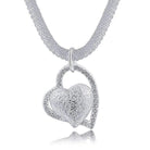 Charming Heart Pendant Necklace - Silver Jewellery for Women - Gift for Her - Splendid Jewellery