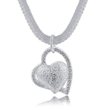Load image into Gallery viewer, Charming Heart Pendant Necklace - Silver Jewellery for Women - Gift for Her Splendid Jewellery