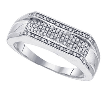 Load image into Gallery viewer, Classic 62 Diamond Flat Band Ring Fit for Any Man - Order Yours Now Splendid Jewellery