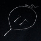 Crystal Bridal Jewelry Set for a Modern or Classic Bride - Splendid Jewellery