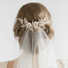 Load image into Gallery viewer, Dainty Crystal Bridal Hair Combs - Splendid Jewellery