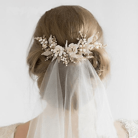 Dainty Crystal Bridal Hair Combs - Splendid Jewellery