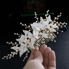 Load image into Gallery viewer, Dainty Crystal Bridal Hair Combs - Splendid Jewellery