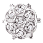 Dazzling 10kt White Gold Diamond Cluster Stud Earrings - Splendid Jewellery