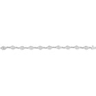 Dazzling 10kt White Gold Womens Round Diamond Fashion Bracelet 1/2 Cttw - Splendid Jewellery