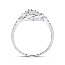 Load image into Gallery viewer, Dazzling Baguette Diamond Scattered Oval Ring in 14kt White Gold - Splendid Jewellery