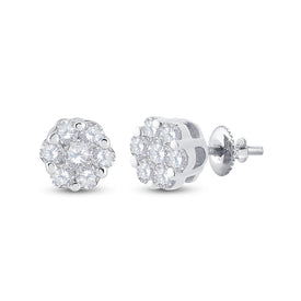 Dazzling Diamond Brilliance Cluster Earrings - Splendid Jewellery
