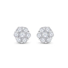 Dazzling Diamond Brilliance Cluster Earrings - Splendid Jewellery