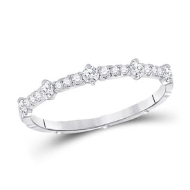 Dazzling Diamond Symphony Stackable Band - Splendid Jewellery
