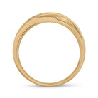 Dazzling Love Affair: 10kt Yellow Gold Men's Round Diamond Wedding Band Ring - Splendid Jewellery